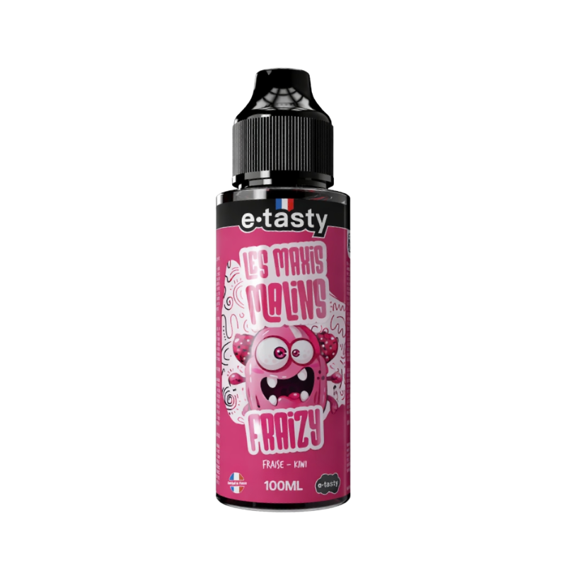 E-liquide Fraizy 100ml Fraise Kiwi - Les Maxis Malins E.Tasty